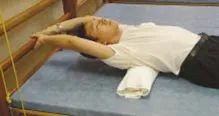 Fig. 4 from Cheung 2005: Lifting wall bar in stretch supine lying.