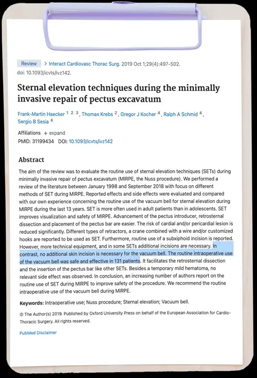 Sternal elevation techniques during the minimally invasive repair of pectus excavatum