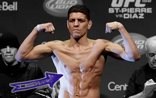Nick diaz mma sunken chest weird 1