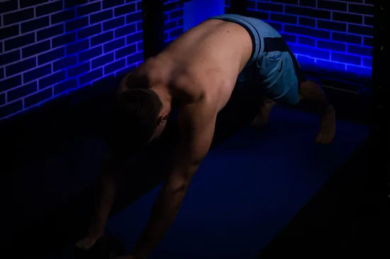 Ab rollout core workout for rib flare